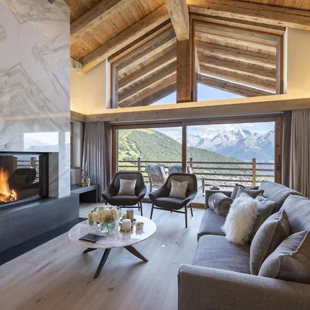 Snowy Escape: Chalet Nestled In Appartement